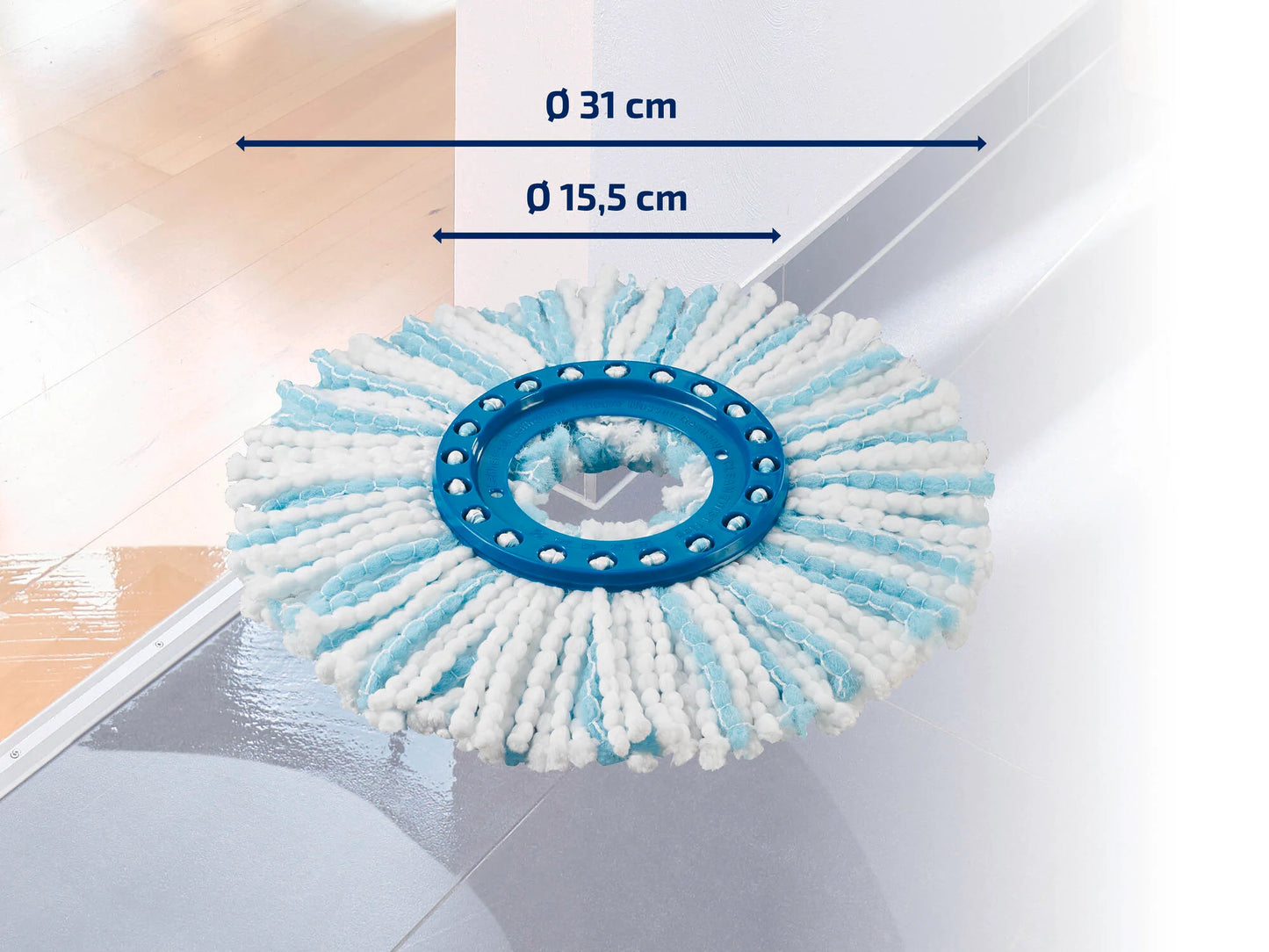 Leifheit Clean Twist Disc Mop Micro Duo Replacement Head L52104