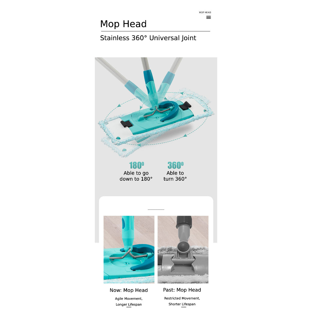 Leifheit Clean Twist System Ergo Mop Set L52120