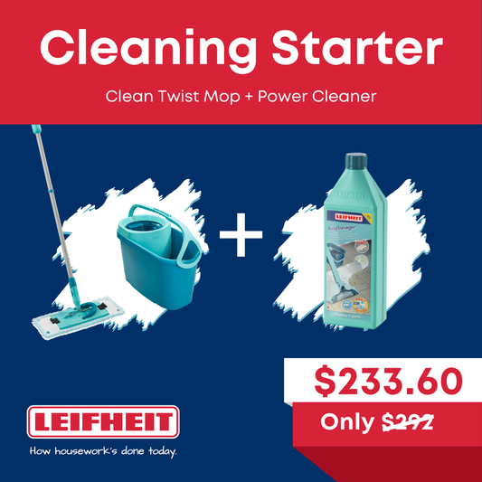 Leifheit Clean Twist M Ergo Set + Power Cleaner 1000ml