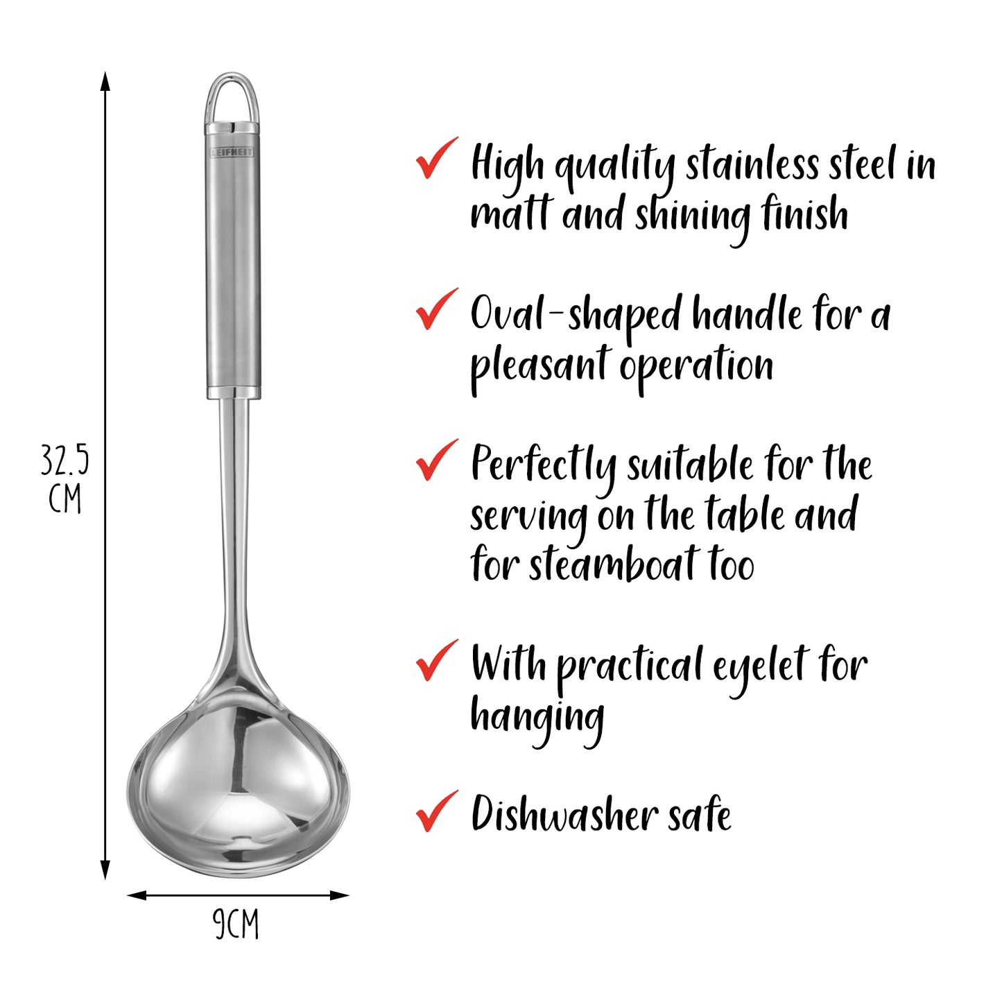LEIFHEIT Sterling Kitchen Ladle L24050
