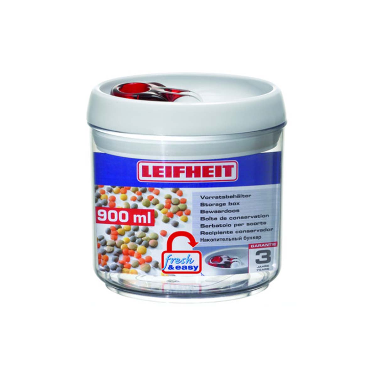 Leifheit Fresh & Easy Storage Container Round 900ml L31200