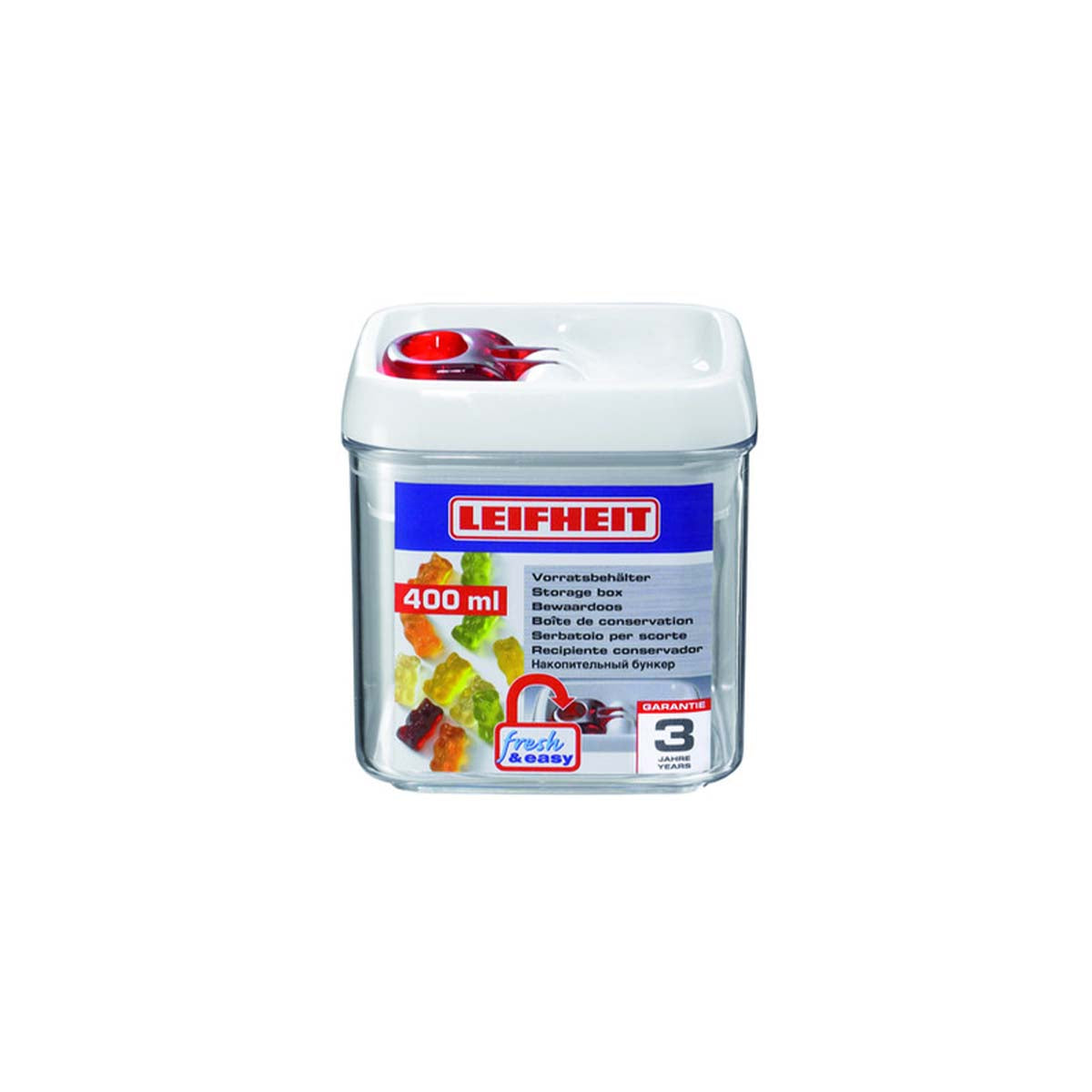 Leifheit Fresh & Easy Storage Container SQ 400ml L31207