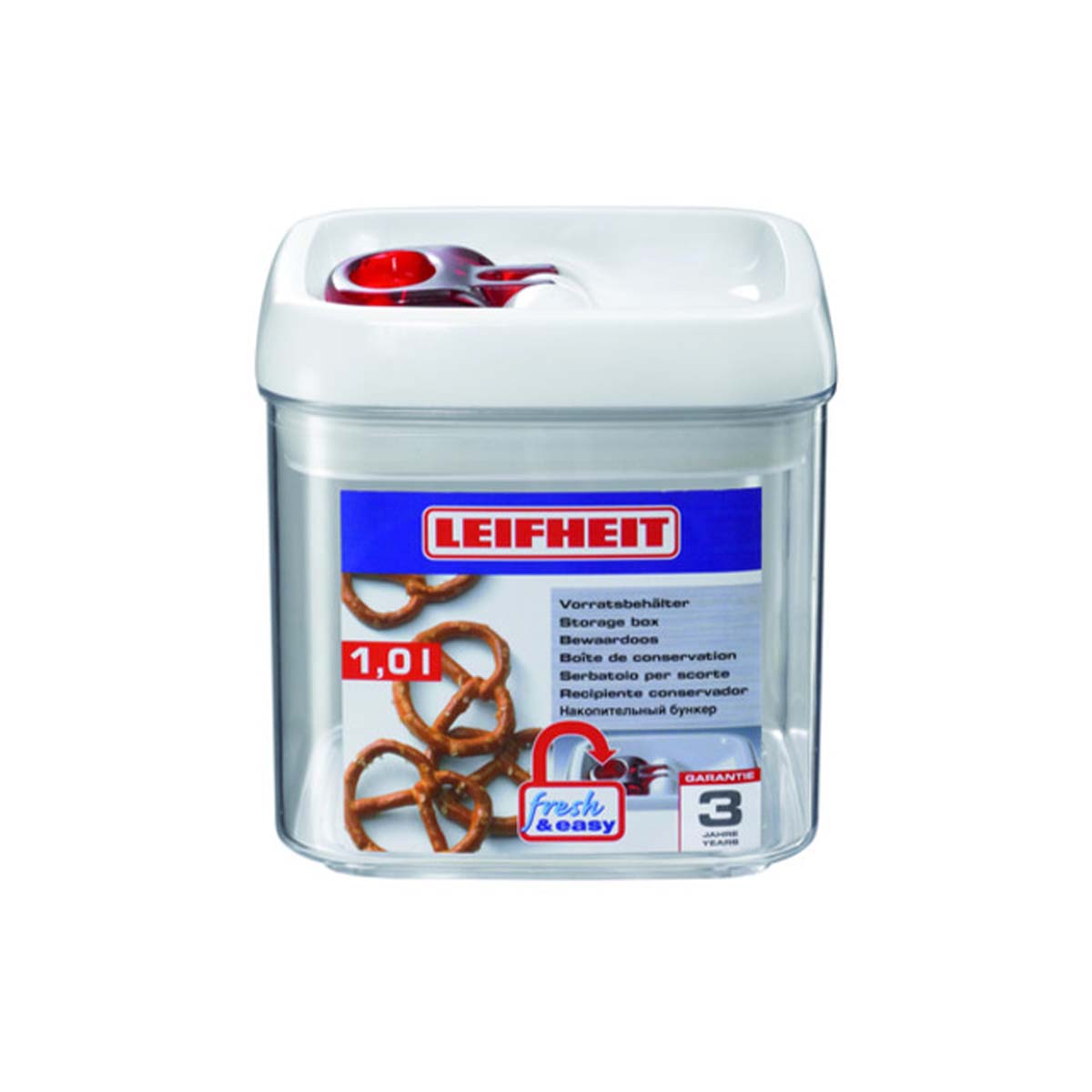 Leifheit Fresh & Easy Storage Container SQ 1000ml L31209