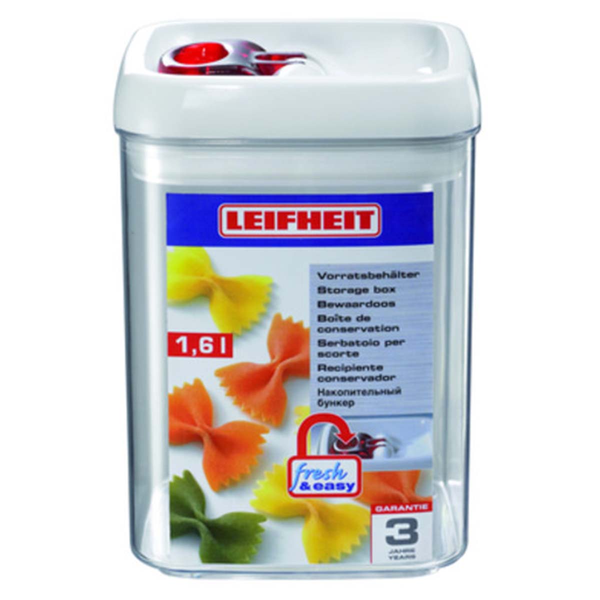 Leifheit Fresh & Easy Storage Container SQ 1600ml L31211