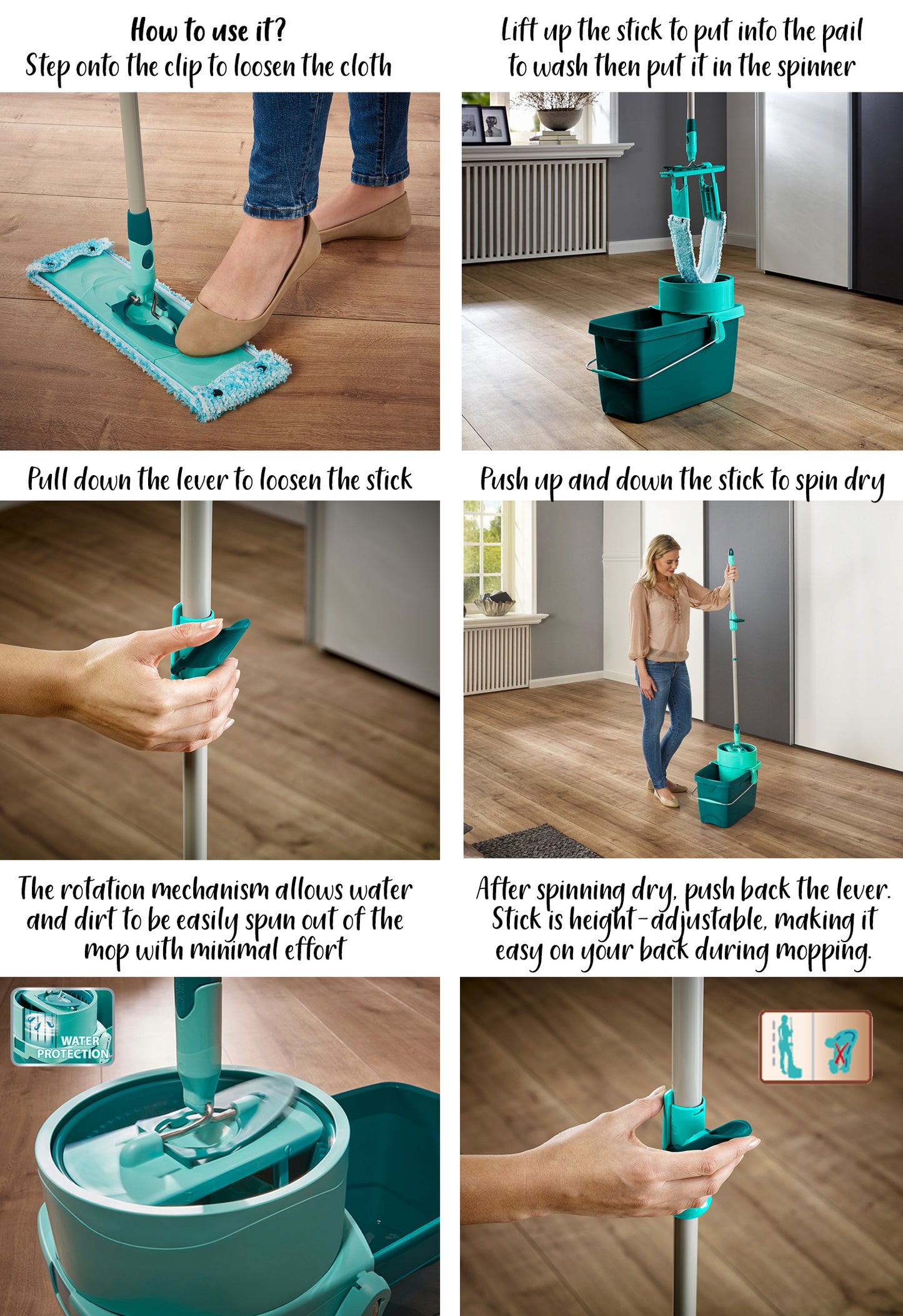 Leifheit Set Clean Twist M System (33cm) L52014