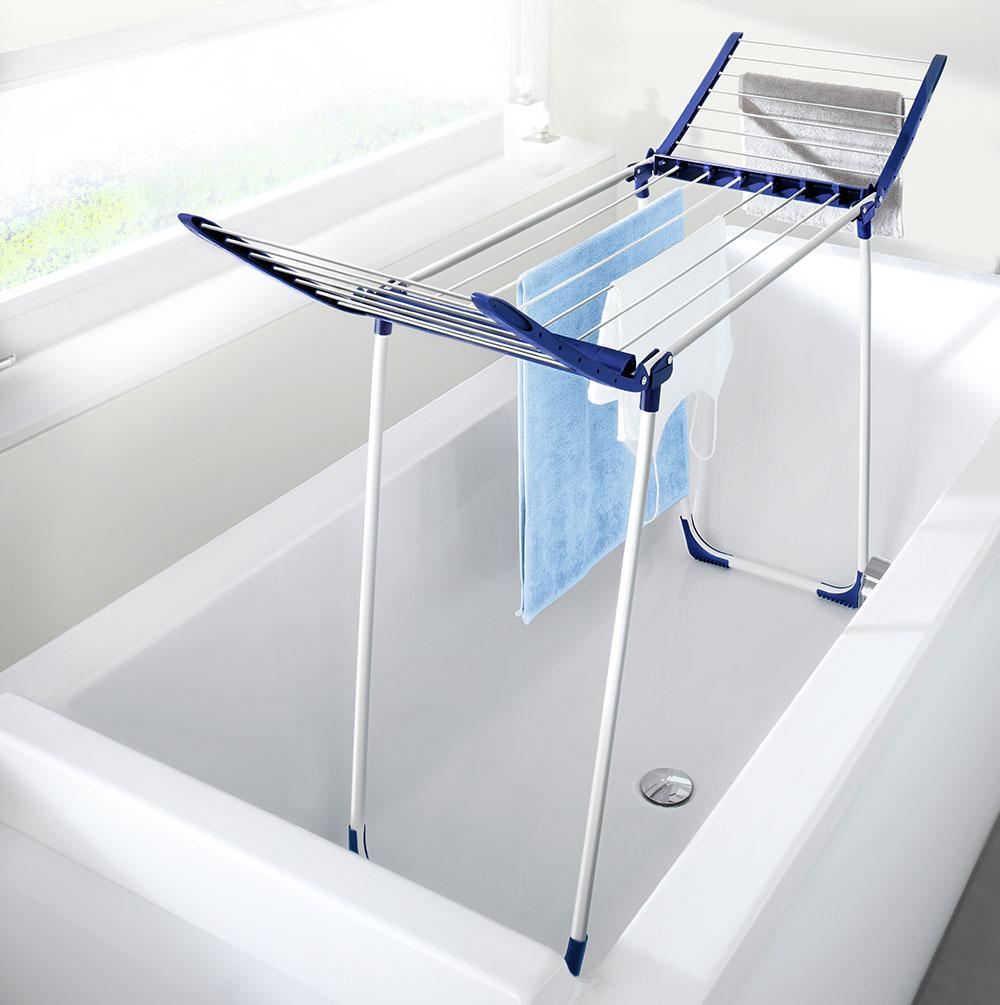 Leifheit Pegasus 120 Compact Clothes Dryer (Laundry Dryer) Drying Rack (Indoor/Outdoor) L81720