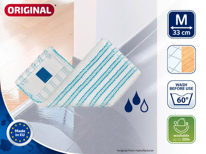 Leifheit Clean Twist System Mop Replacement Micro Duo Wiper Cover L52123