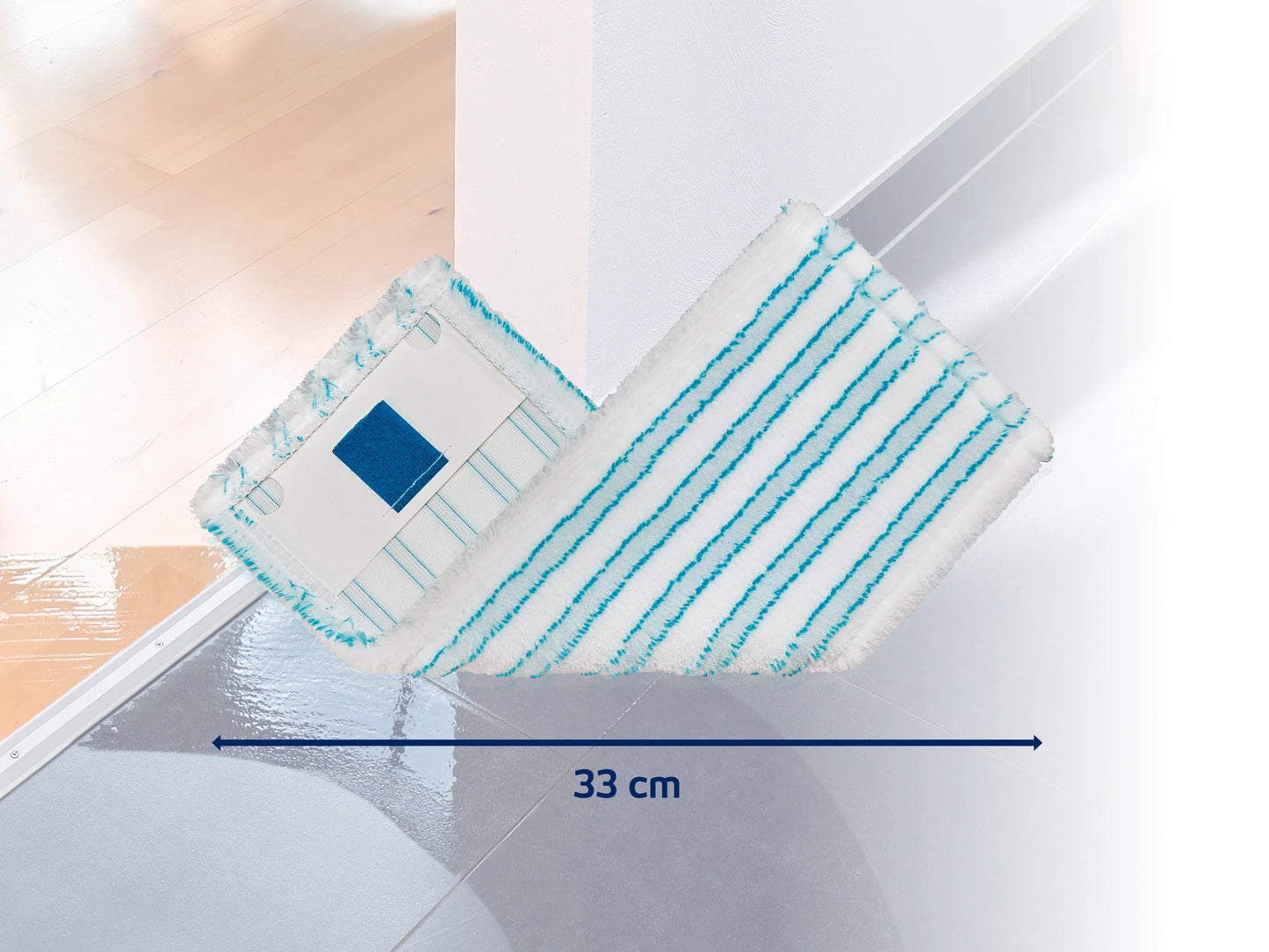 Leifheit Clean Twist System Mop Replacement Micro Duo Wiper Cover L52123