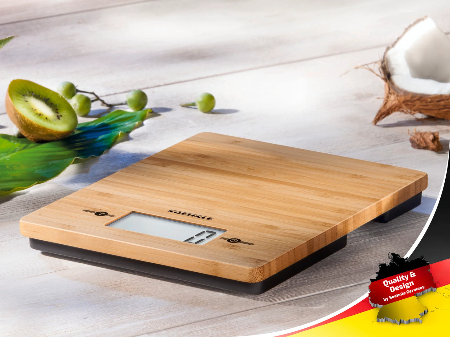 Soehnle Digital Kitchen Scale Bamboo S66308