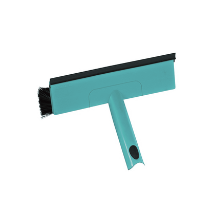 Leifheit Window Cleaner with Bristles and Telescopic Steel Handle L51104