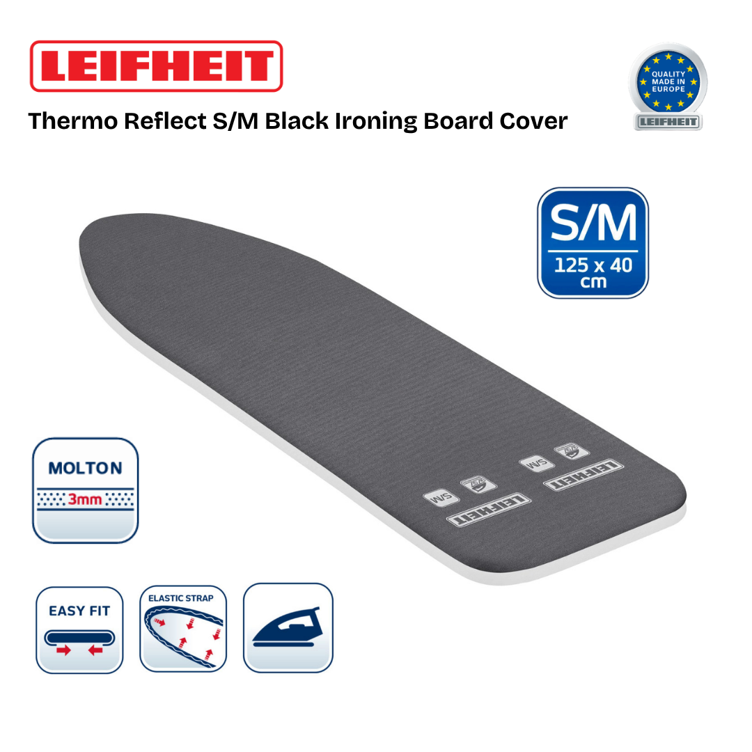 Leifheit Thermo Reflect Black Ironing Board Cover