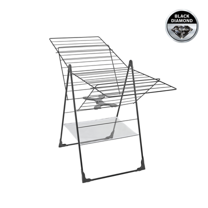 Leifheit Standing Dryer Classic | Drying Rack 250 Flex Black
