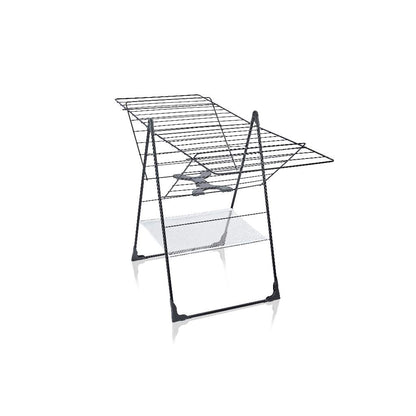 Leifheit Standing Dryer Classic | Drying Rack 250 Flex Black