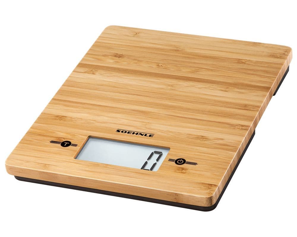 Soehnle Natural Bamboo Kitchen Scale Digital