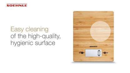 Soehnle Digital Kitchen Scale Bamboo S66308