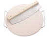 LEIFHEIT Pizza Stone (Round) w/ Chopping Knife L03159
