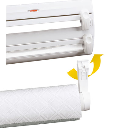 Leifheit Wall Mounted Roll Holder Parat F2 (White) L25771