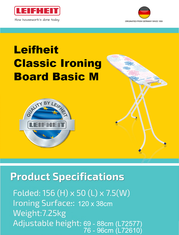 LEIFHEIT Classic Ironing Board M L72577