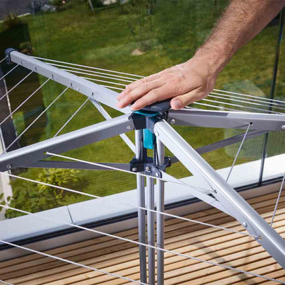 Leifheit Standing Rotary Clothes Dryer LinoPop-Up 140 L82500